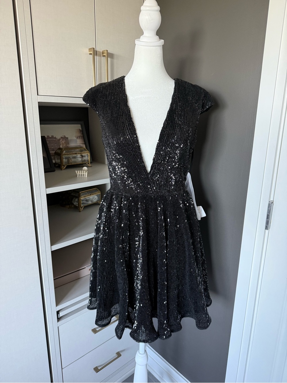 Ieena for Mac Duggal Sequin Dress